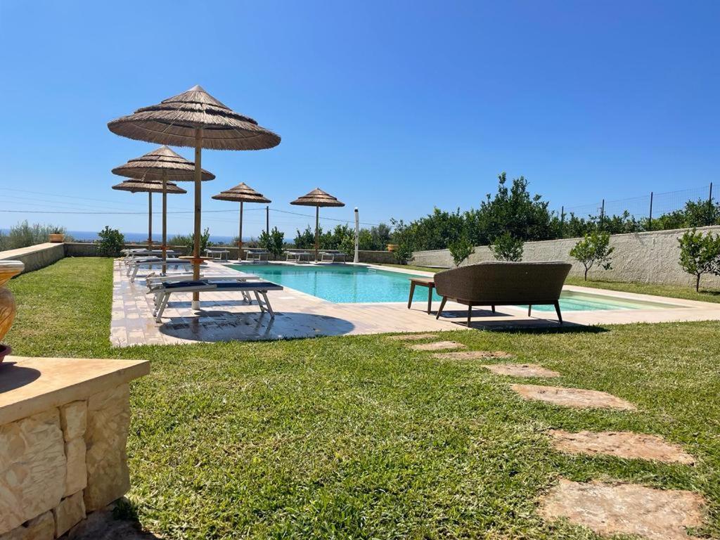 Villa Carmiano Luxury Bedrooms In Avola In The Province Of Syracuse With Spa And Swimming Pool And Wonderful Seaview Exterior foto